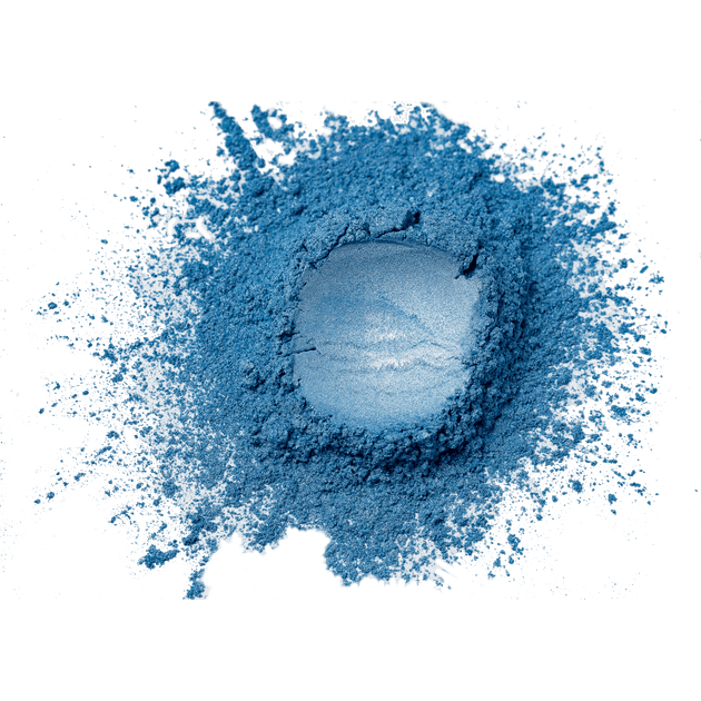 Powder Blue Drop Mica Powder - Blue Stone