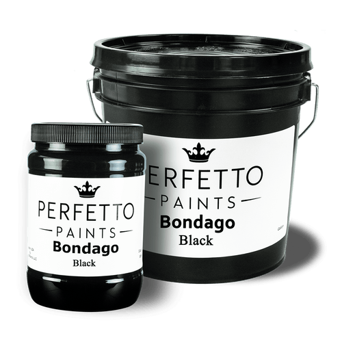 Bondago Black - Metallic Paint - water based - faux finish- [Product type] - Metallic Mart