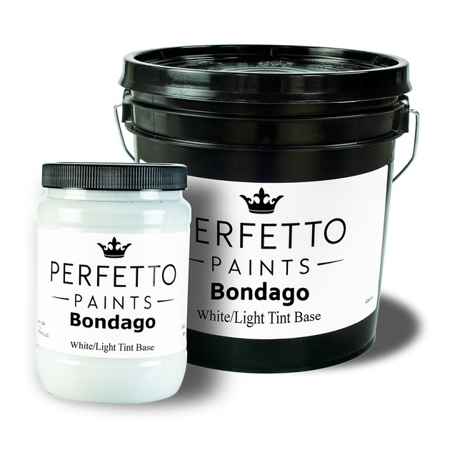 Bondago- White and Light Tint Base - Metallic Paint - water based - faux finish- [Product type] - Metallic Mart